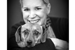 Prominent mit Hund: Cornelia Poletto mit Franz Cornelia Poletto mit Franz