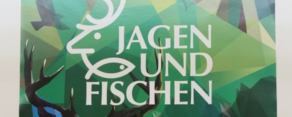 "Jagen und Fischen" Messe-Plakat