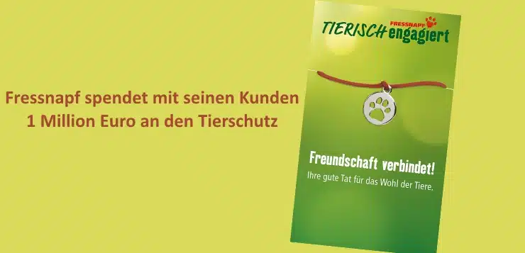 Fressnapf Spendenaktion mit Freundschaftsarmband