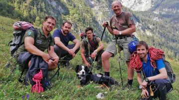 vermisster Hund in Bergen gerettet