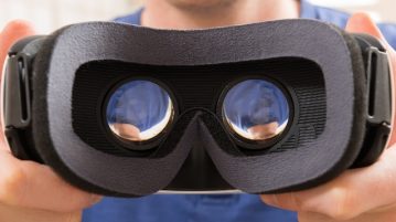 Brille, virtuelle Realität