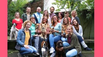 Europas größter Spenden-Marathon für Tiere gestartet Das Team des Tierschutz-Shops