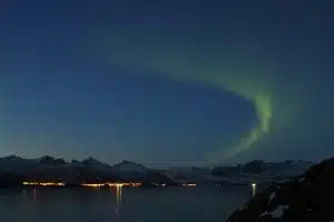 Aurora borealis in Senja