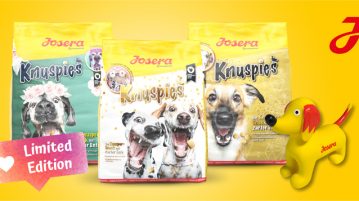 Osterverlosung 2020: #snackfluencer – JOSERA Knuspies Limited Edition Osterverlosung 2020 Josera