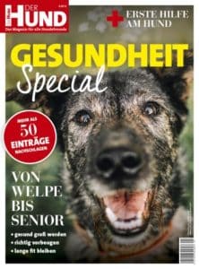 Das Cover der Special Ausgabe "Gesundheit" von DER HUND