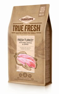 Ein 1,4-Kilo-Sack Carnilove True Fresh Truthahn