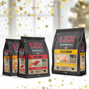 3 Packungen Trockenfutter von LEX