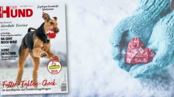 Die Januar 2022 Ausgabe von DER HUND erscheint am 5.1.
