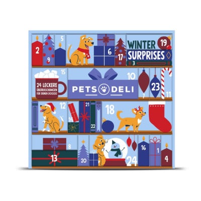 Adventskalender für Hunde von Pets Deli 2026